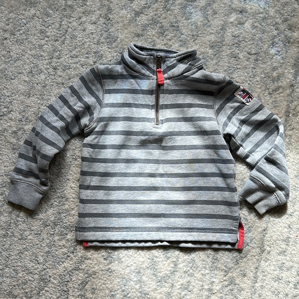 Mini Boden Quarter Zip Sweatshirt